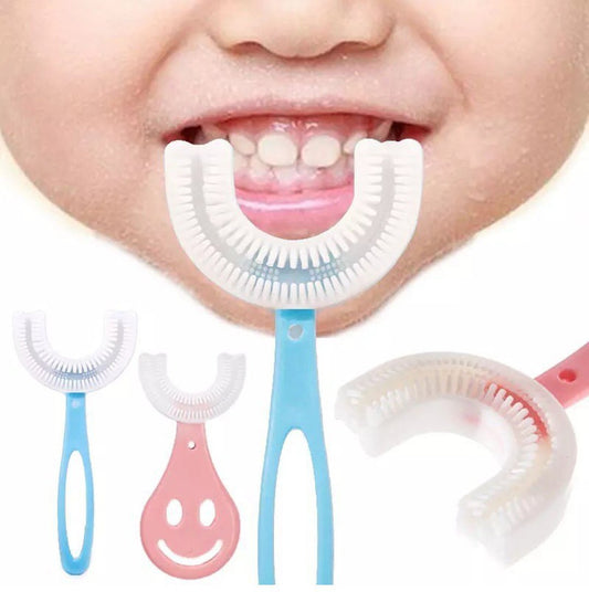 Baby Kid Toothbrush 360 Degree U-shaped Children Toothbrush Oral Care