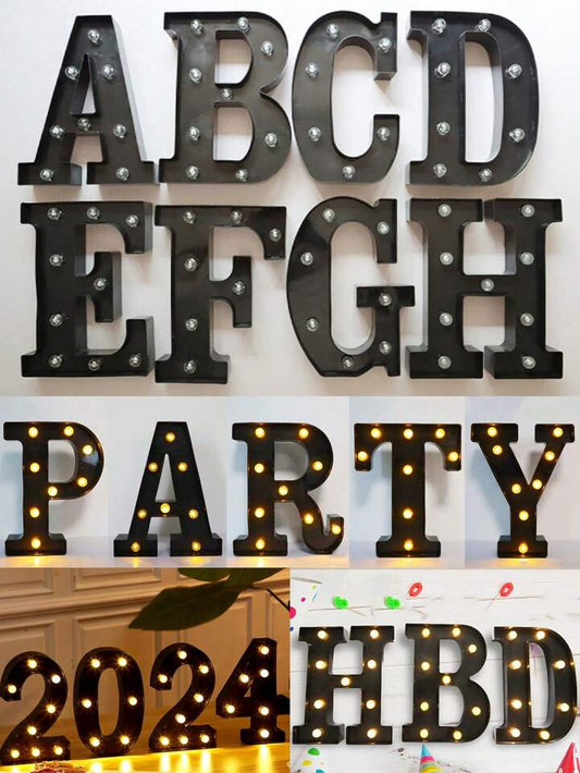 Black LED Marquee Letter