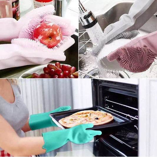 Silicone Washing Gloves