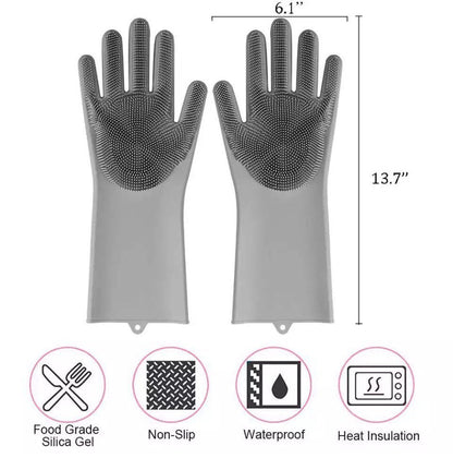 Silicone Washing Gloves