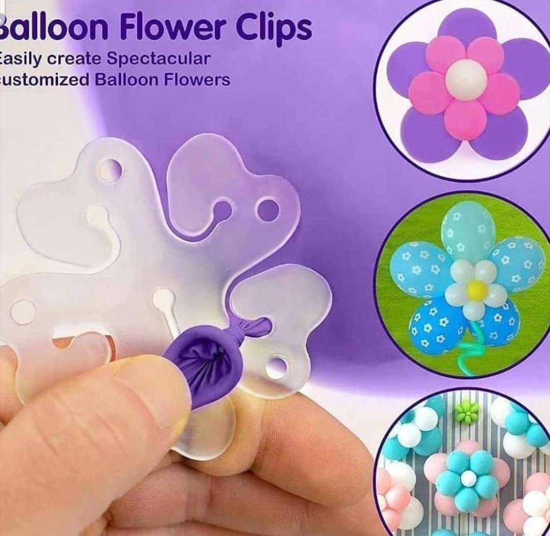 Pack of 10 Flower Clips