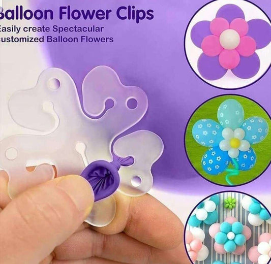 Pack of 10 Flower Clips
