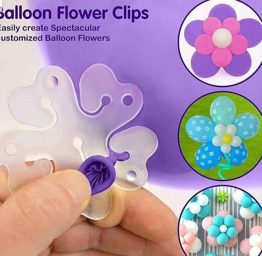Pack of 10 Flower Clips