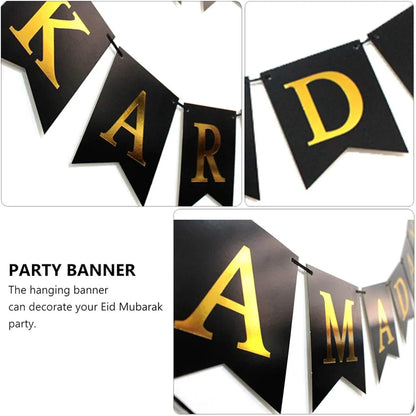 Ramadan Kareem Card Banner For Ramadan Iftar Party Decoration and Celebration