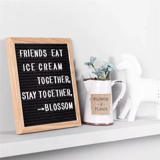 Size: 12x12 Black letter changing board with Stand