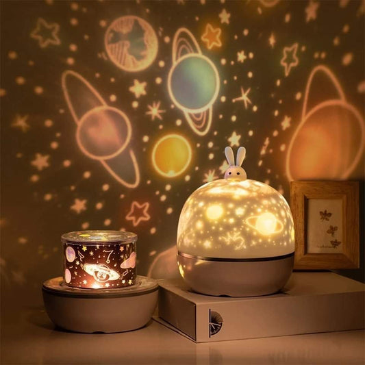 3D LED Rotating Projector Night Lamp Children's room Decoration