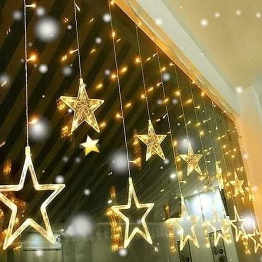 Star Shape Fairylight curtain