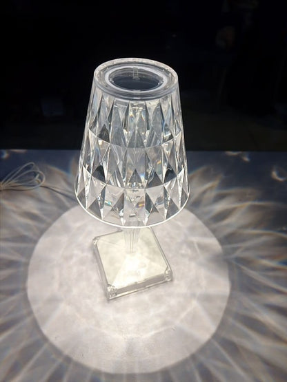 Crystal Diamond Desk Night Light Lamp