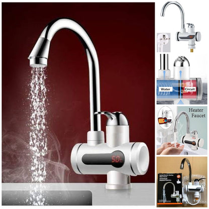 Instant electric water heater tap faucet- Buundle.com.pk