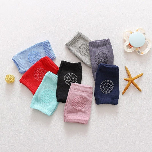 Baby Crawling Anti-Slip Knee Protector, Leg Warmers Kids Knee pads, Adjustable Kneepads