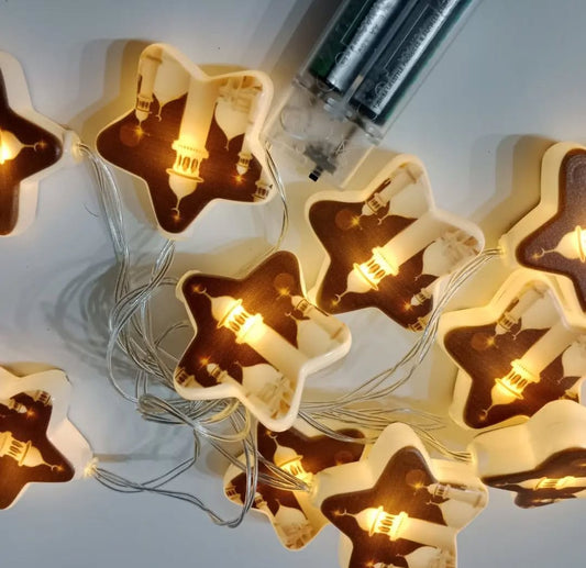 Star Shaped Mosque Print led Fairy Light