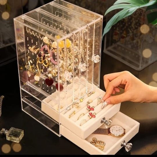Dust-proof Multifunctional Jewelry Organizer