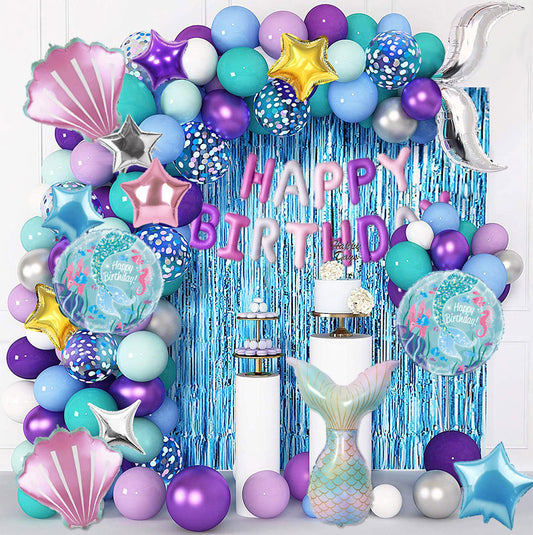 Mermaid Princess birthday theme