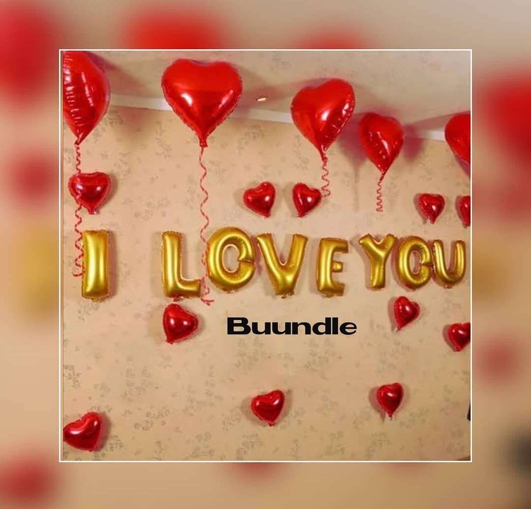 Special "I Love You" Balloon Decor Deal