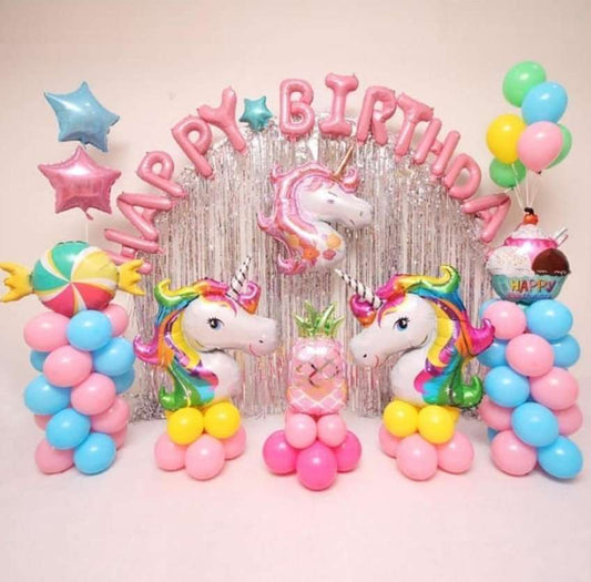 Unicorn Theme Balloons Deal 