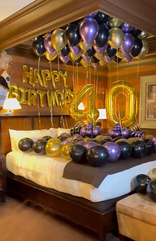 Metallic birthday deal