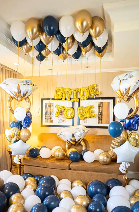 Bride to be Metallic balloons deal