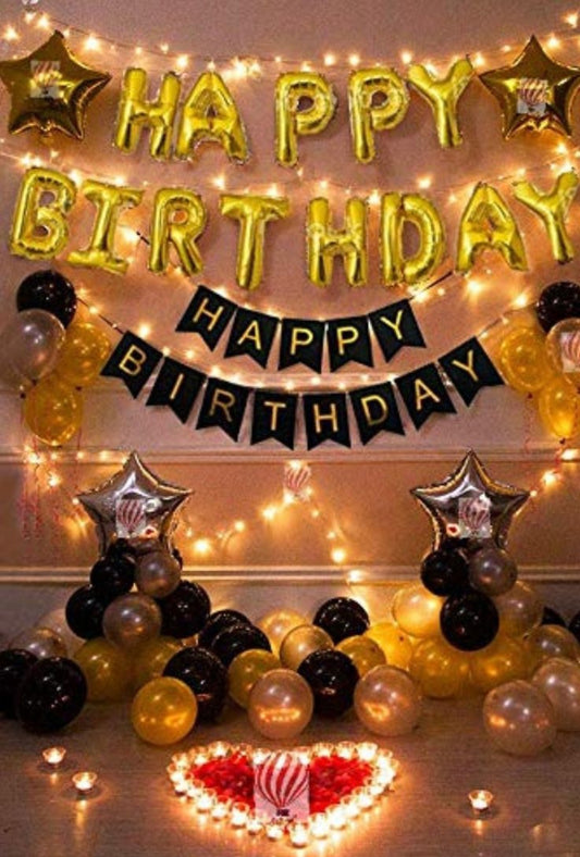 Happy birthday fairy light decoration