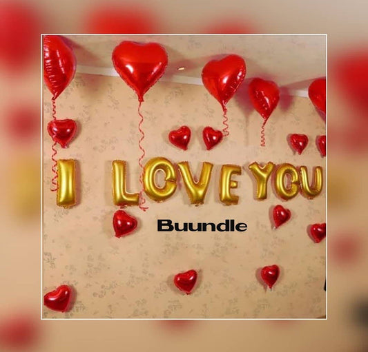 Special "I Love You" Balloon Decor Deal