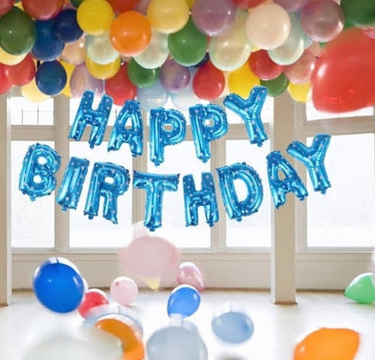 Happy birthday decoration balloons
