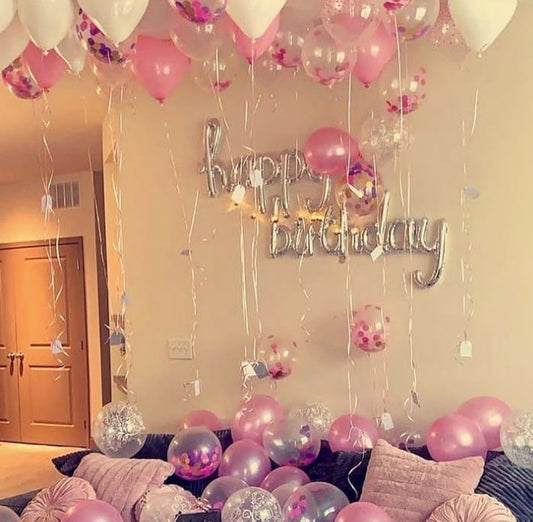 Pink and White Balloons Deal Pakistan 