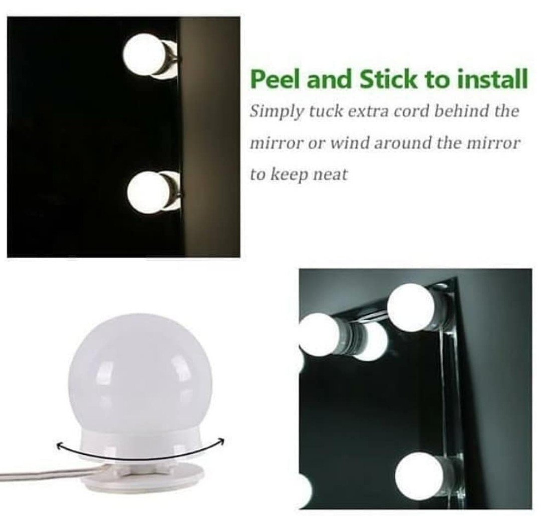10 Bulb Vanity Light Mirror Light Strip