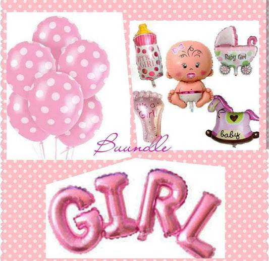 Welcome Baby Shower Balloon Deal Boy/Girl