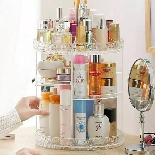 360° Rotating Cosmetic Makeup Organizer Large 13 inches