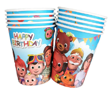 10pc Cartoon paper cups