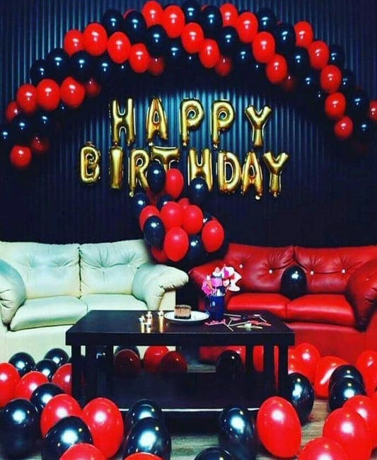 Happy Birthday Black And Red Package Buundle 