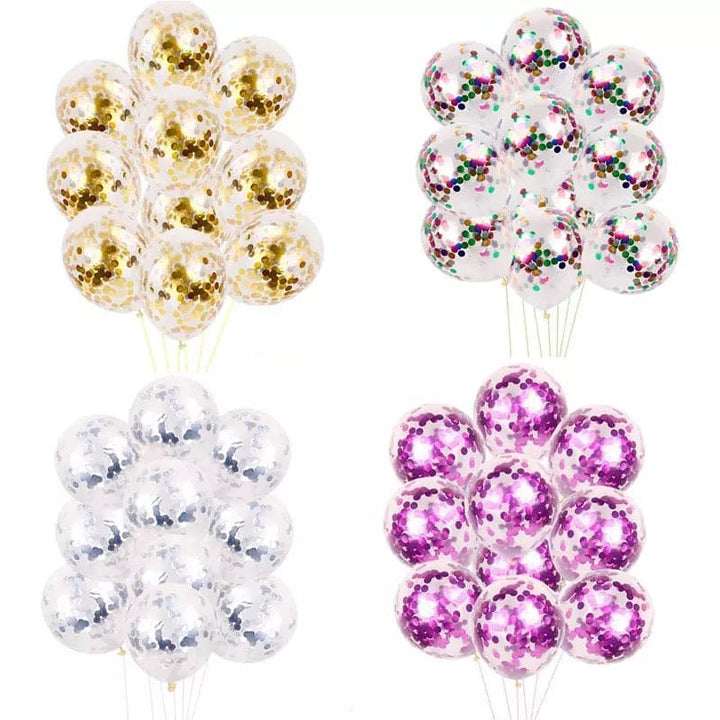 Pack of 5 Confetti Balloons
