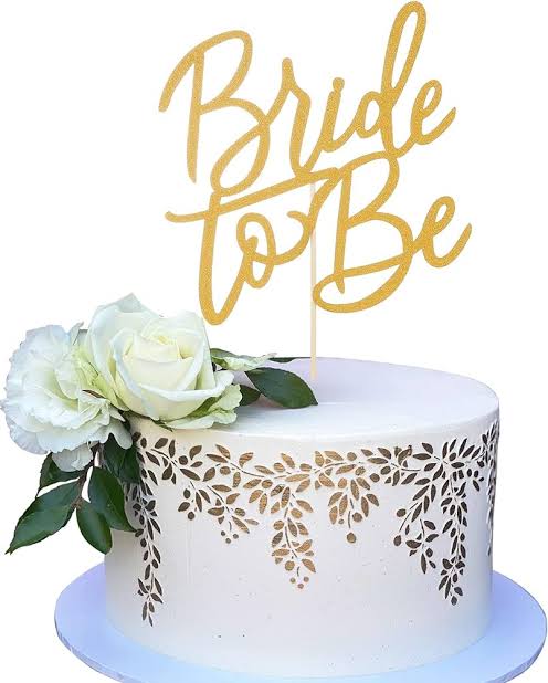 Bride to be Cake topper
