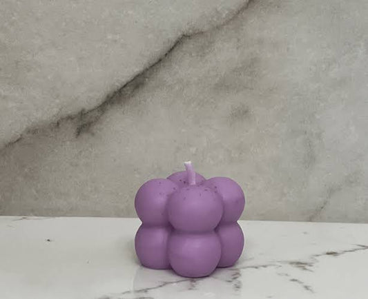 Mini Purple decoration bubble Candle