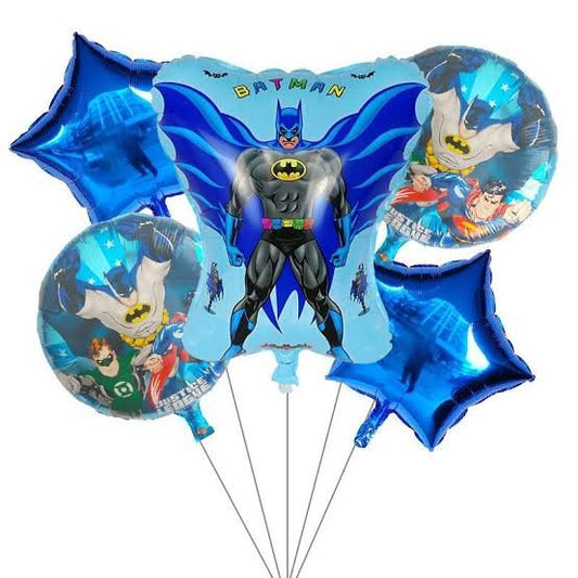 5pc batman foil balloons