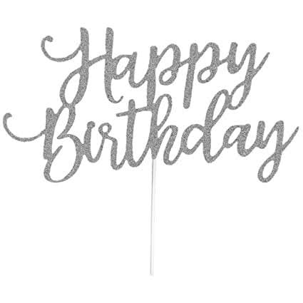 Happy Birthday Cake Topper