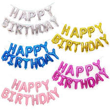 Happy Birthday Foil Balloons 16inches