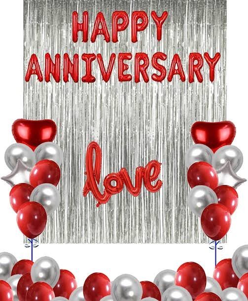 Happy anniversary foil balloons deal 