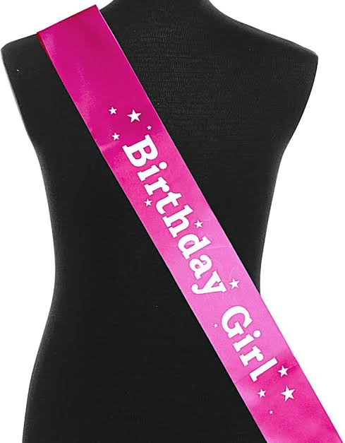 Birthday Girl Sash