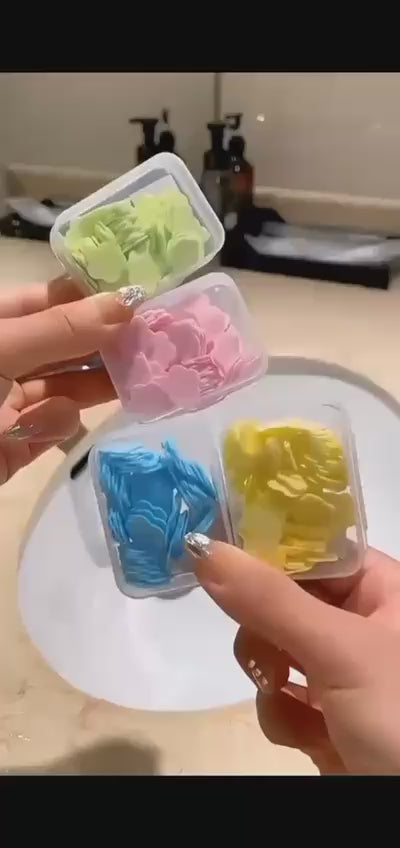 Petal Paper Soap with Case Almost 100pcs