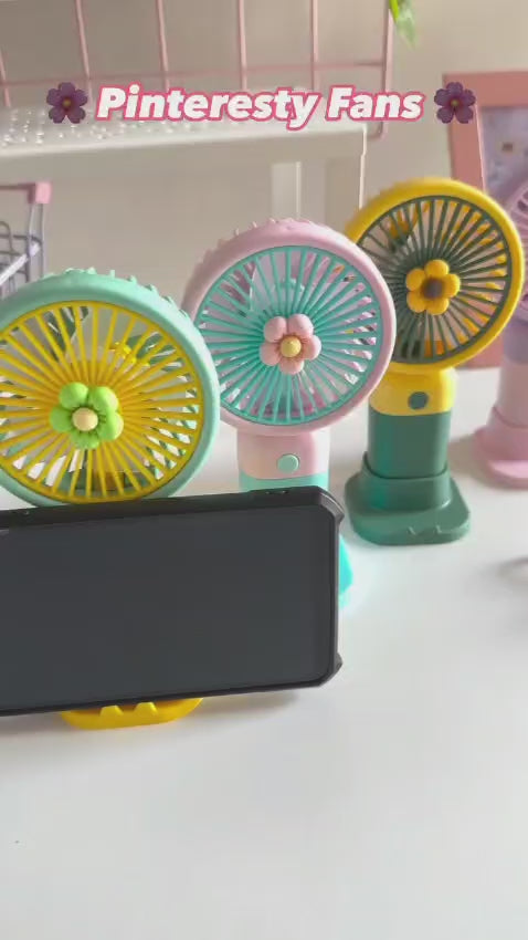 Mini Portable Hand Fan – Rechargeable Cooling Fan for Travel & Home Use