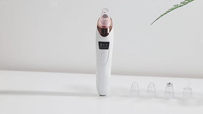 3-Adjustable Level Blackhead Remover Pore Vacuum, Upgraded USB Rechargeable Face Pore Acne Cleaner with 5 Probes for Women and Men, Suitable for All