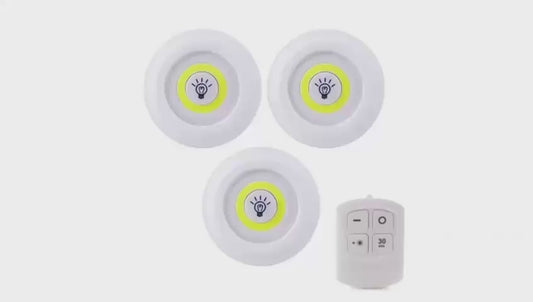 Pack of 3 - LED Tape Lights with Wireless Remote Controller (Batteries not Included)