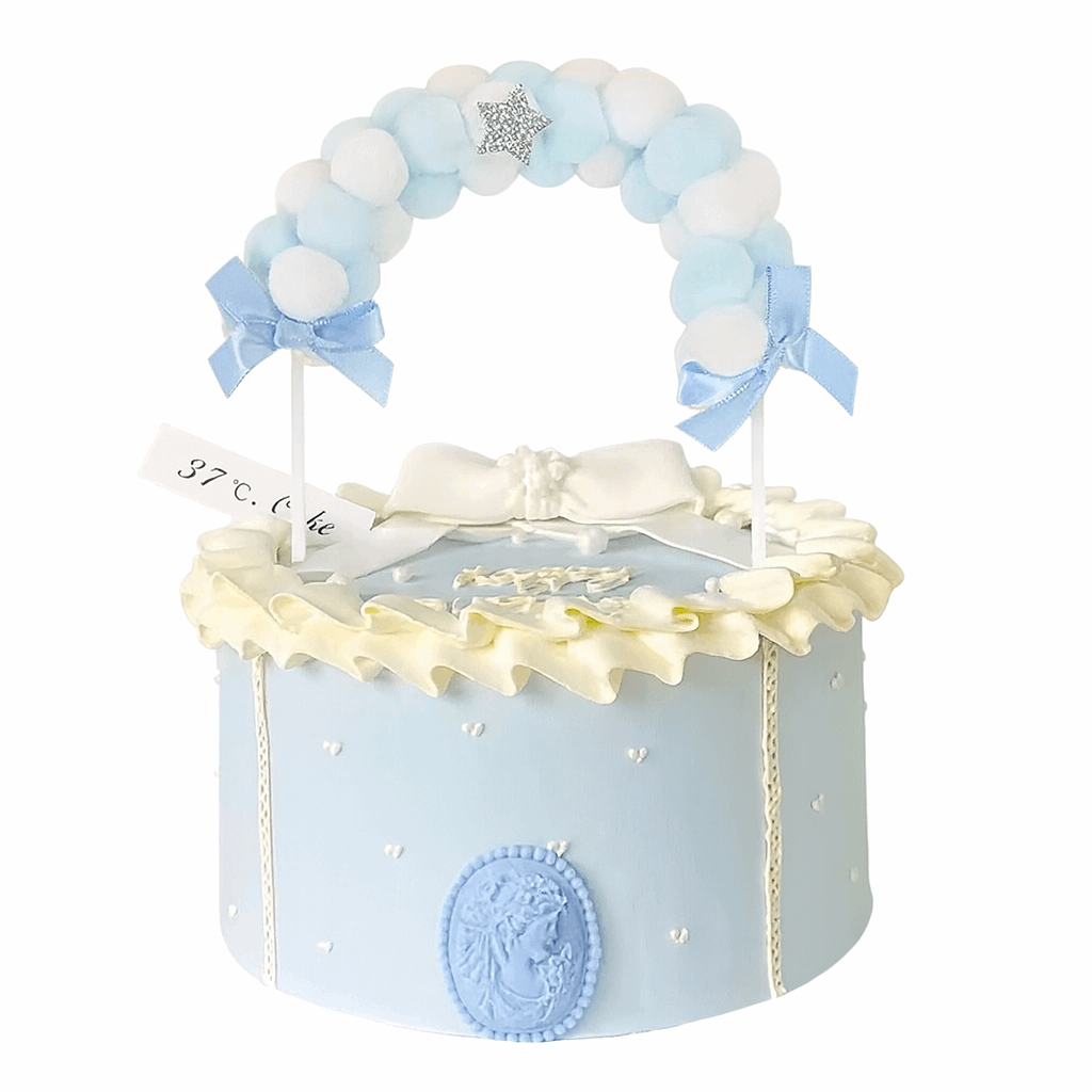 1pcs Arch Cake Decoration Cake Topper Arch HairBall Birthday Baking Cake Tools Decoration