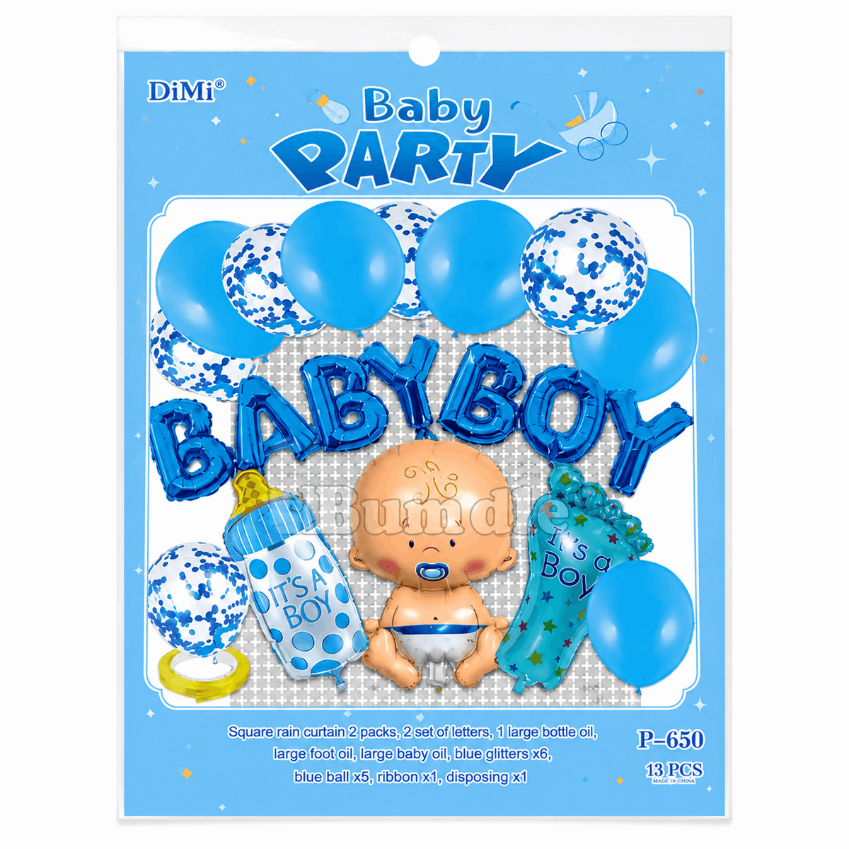Baby Boy Theme Set for Welcome Baby Boy / Baby Shower Event Decoration and Celebration