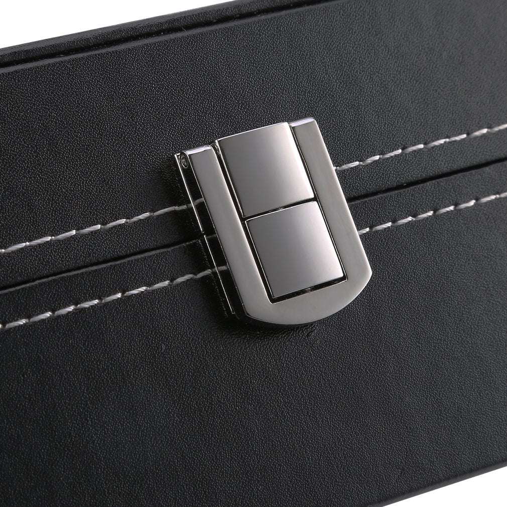 PU Leather Watch Storage Box – Luxury Organizer Case with 6 & 10 Grid Options | Display & Storage for Watches