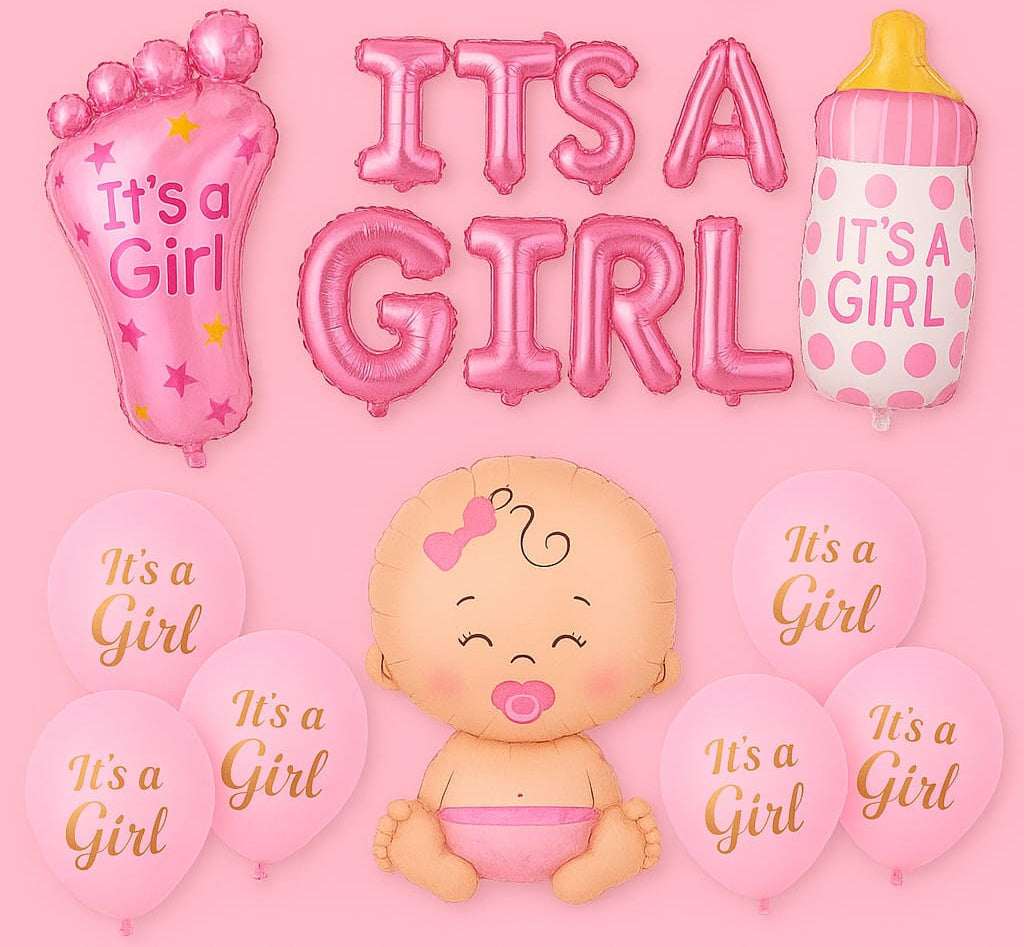 Welcome Baby Boy or Baby Girl Balloons Deal