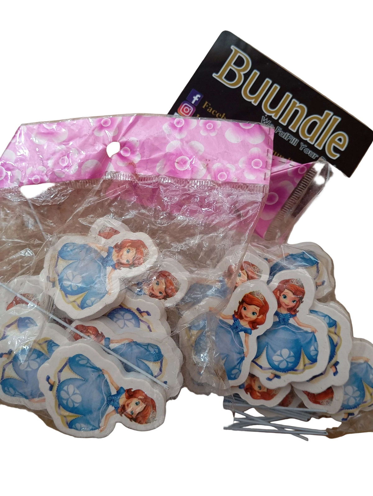 Elsa/ Frozen Themed Cake Toppers 10 pcs