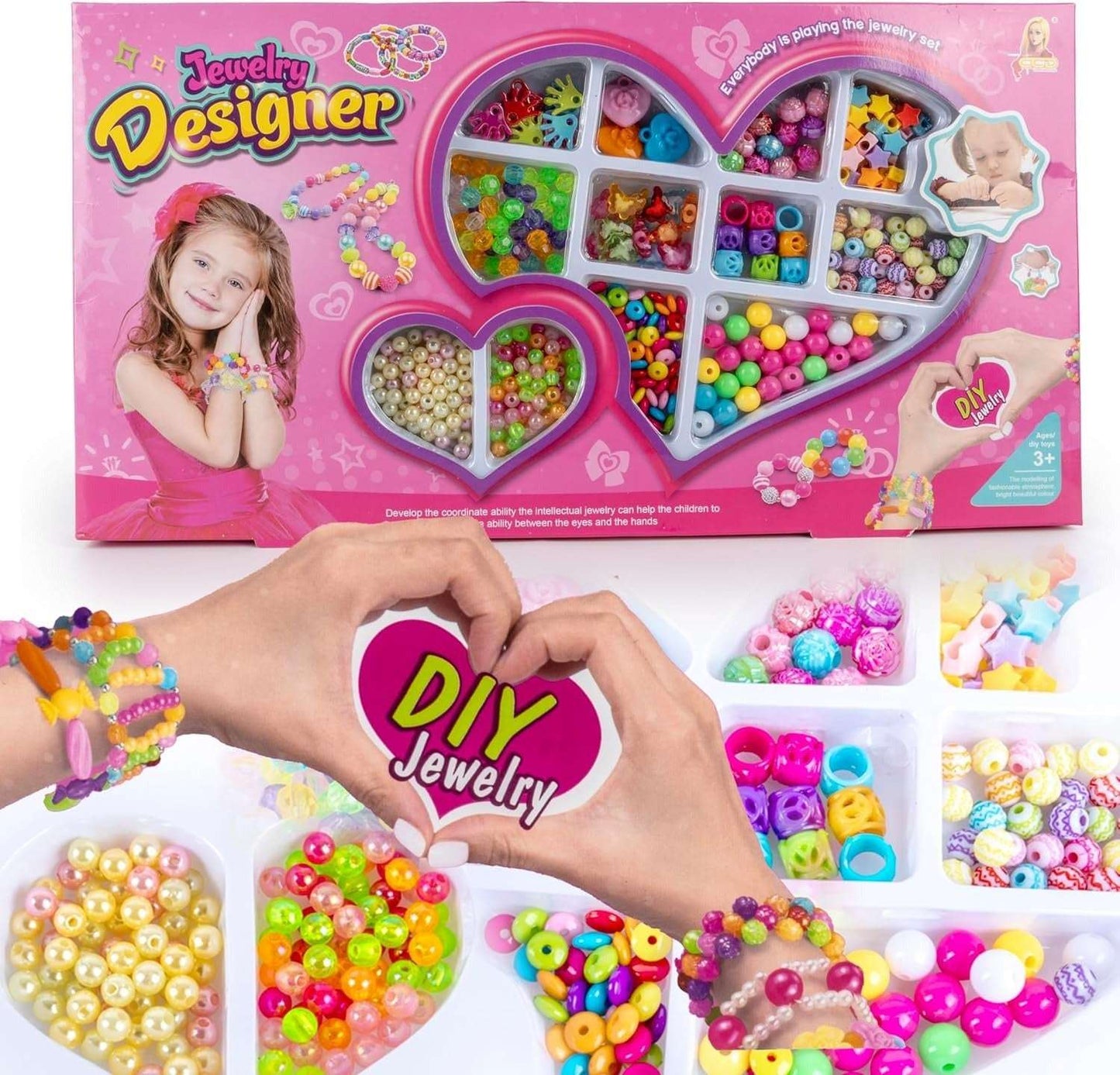 Pop Beads Set for Kids | Bracelet and Necklace Kit for Jewelry Making