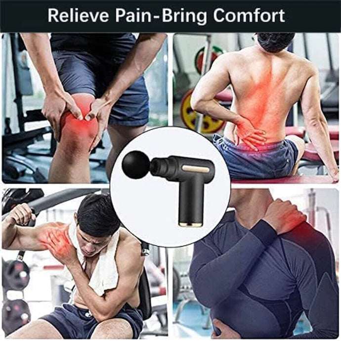Massage Gun 4 in 1 Multifunctional, Full Body Massage Equipment Set for Deep Tissue Relief & Full Body Relaxation