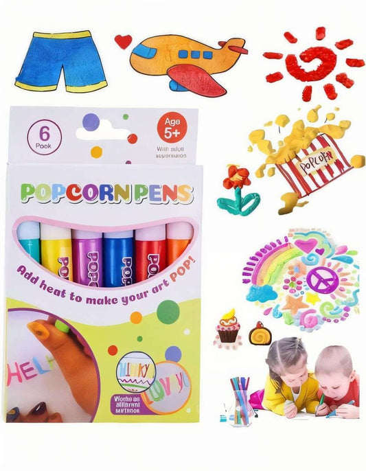 Popcorn Liquid Heat Apply Markers Set